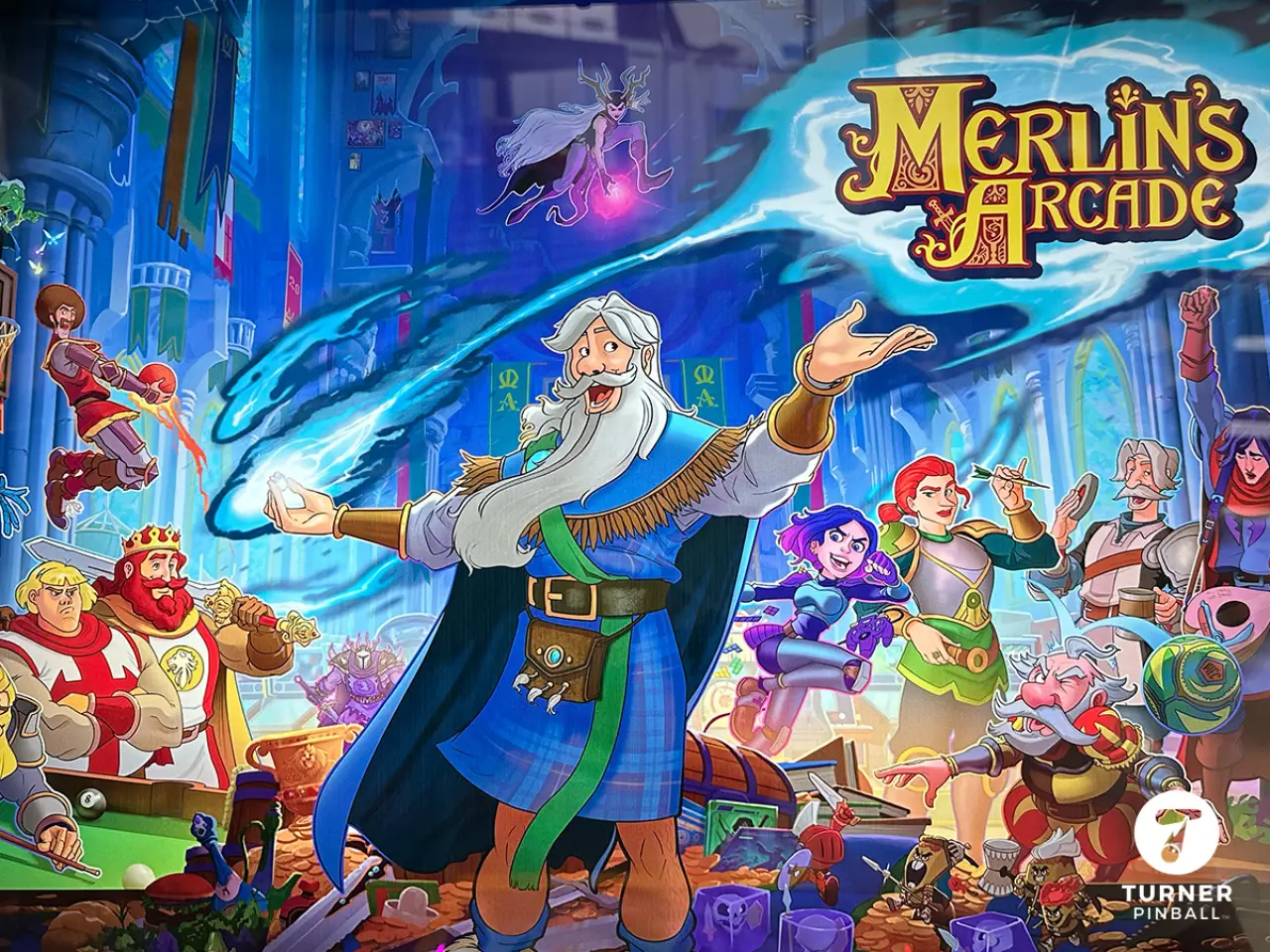 Merlin's Arcade official cabinet or playfield detail 4