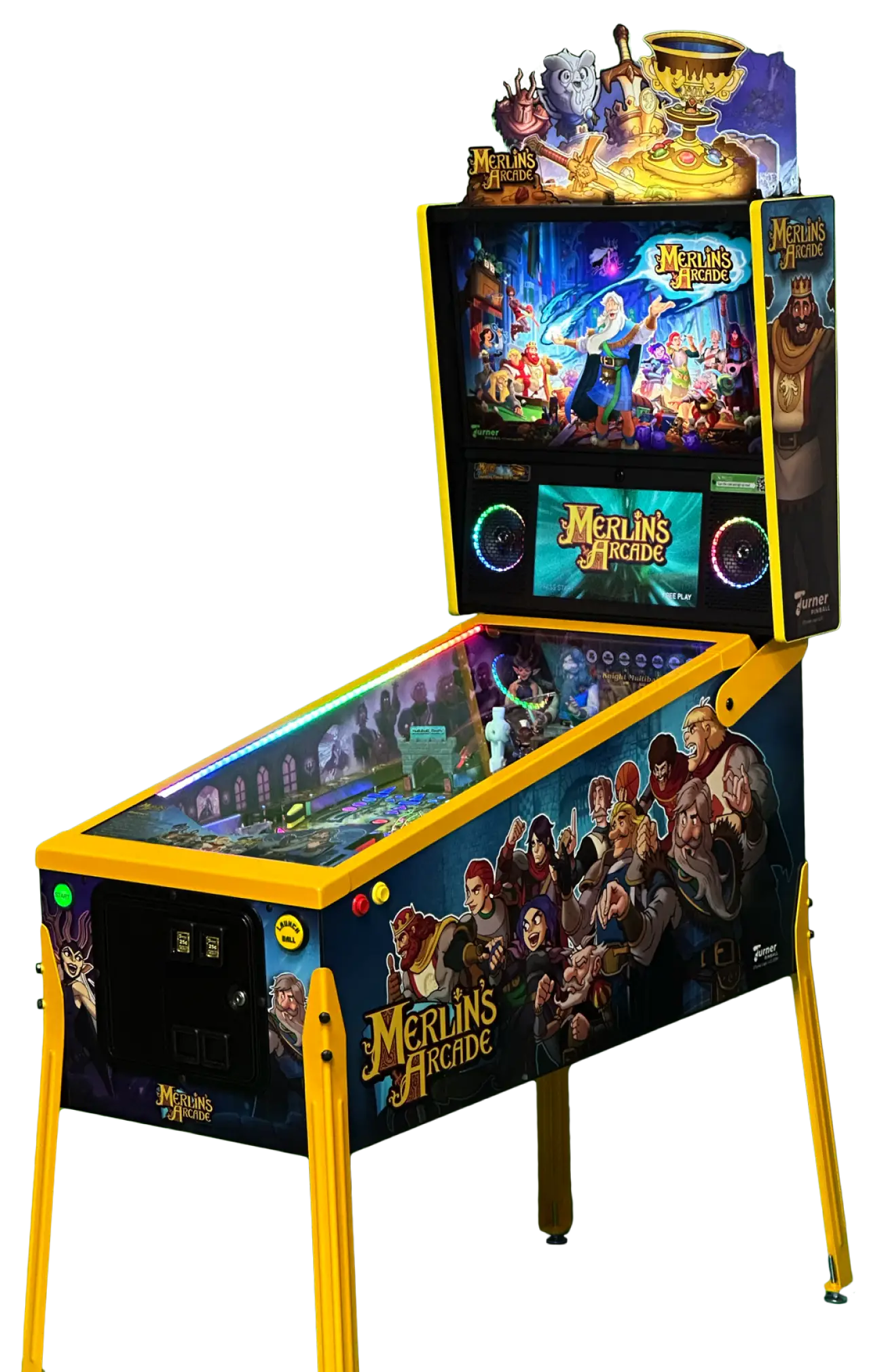 Merlin's Arcade official cabinet or playfield detail 1