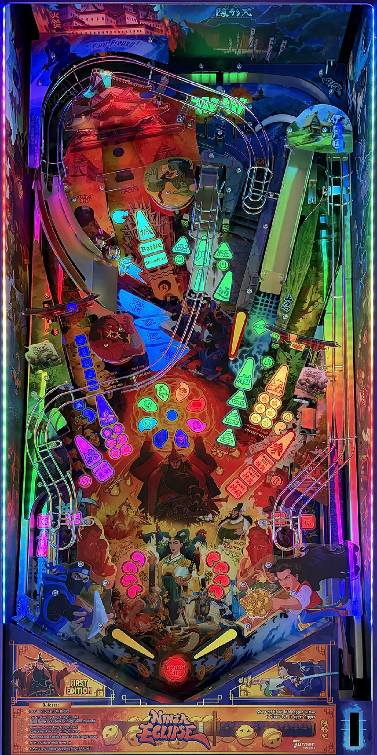 Ninja Eclipse official cabinet or playfield detail 2