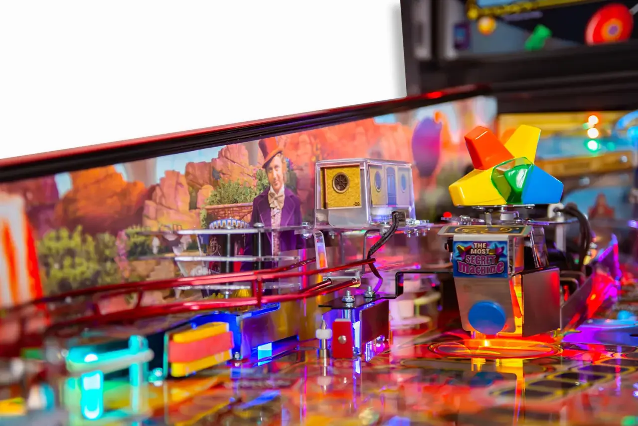Willy Wonka pinball official cabinet or playfield detail 6