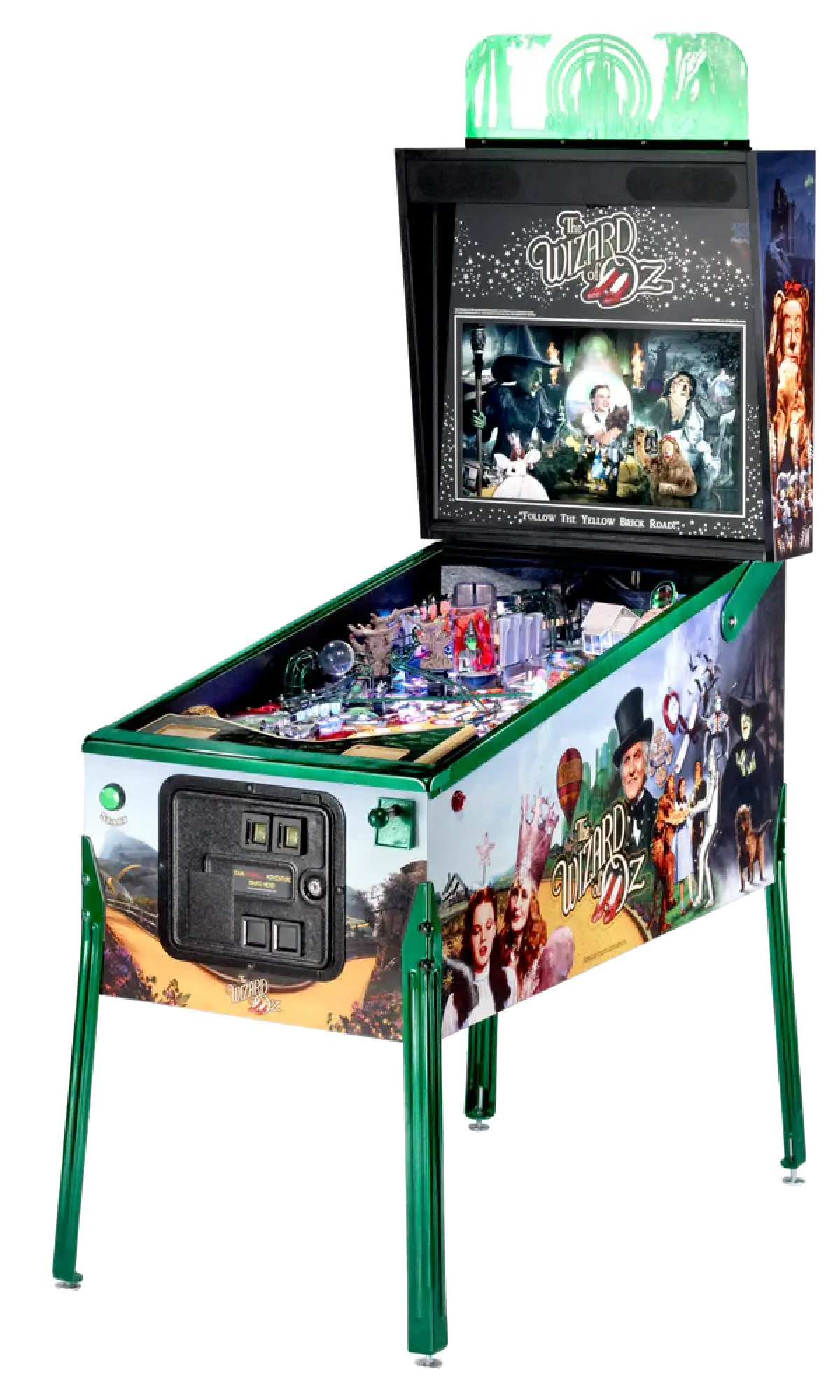 The Wizard of Oz pinball official cabinet or playfield detail 1