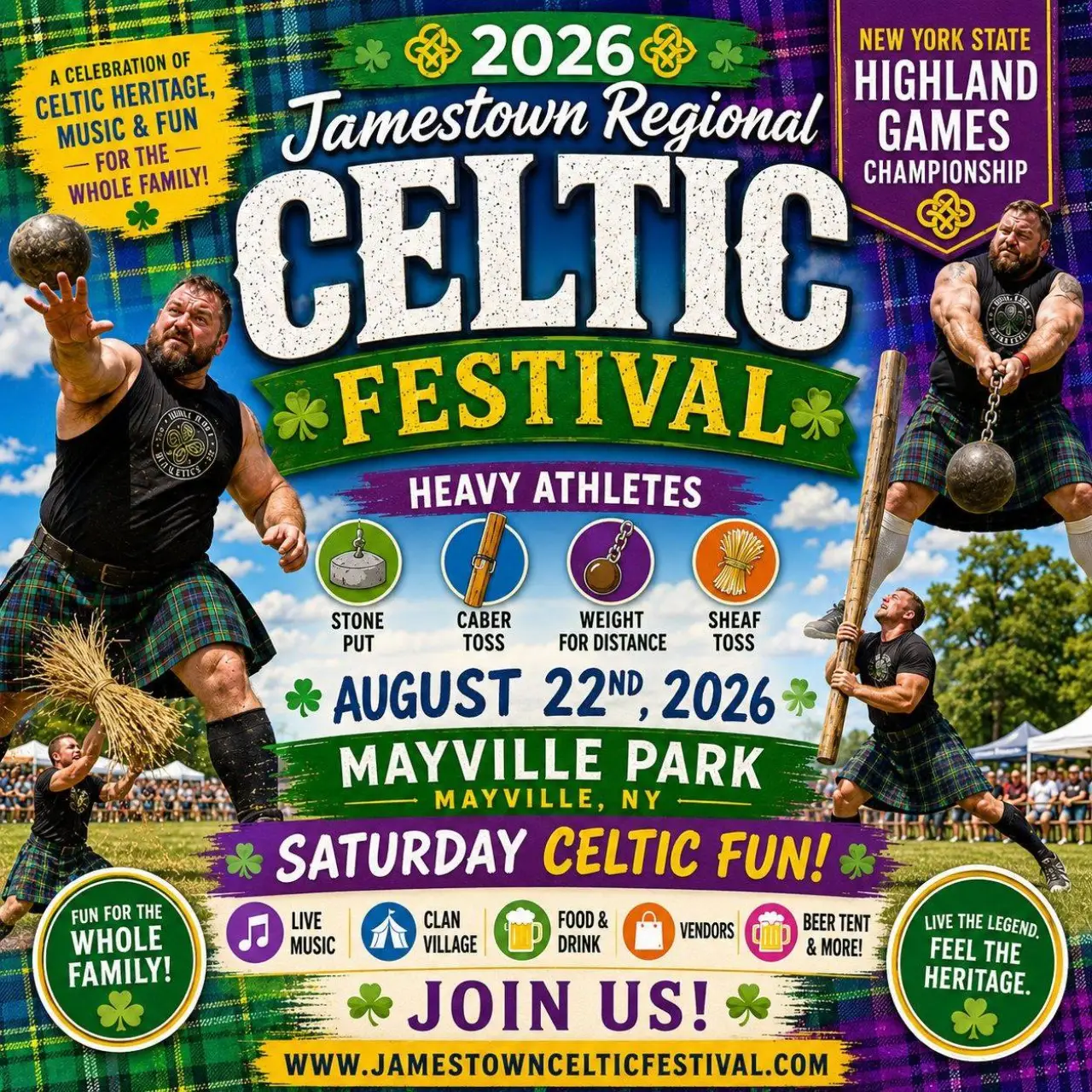 Jamestown Regional Celtic Festival and Gathering of the Clans