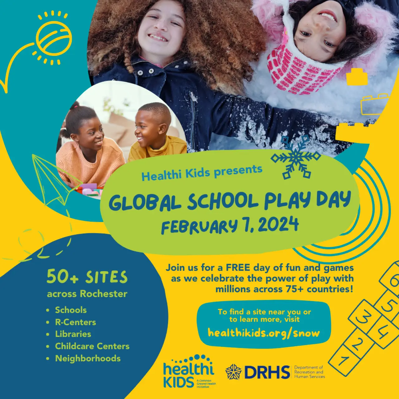Healthi Kids brings international play event to City of Rochester on February 7