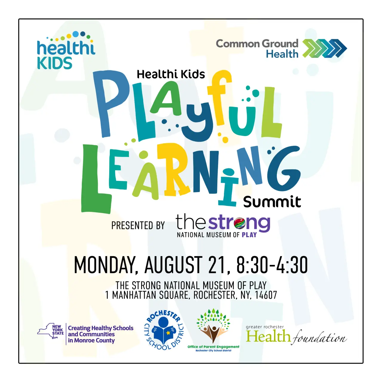 Healthi Kids Playful Learning Summit to explore the transformative power of play in education