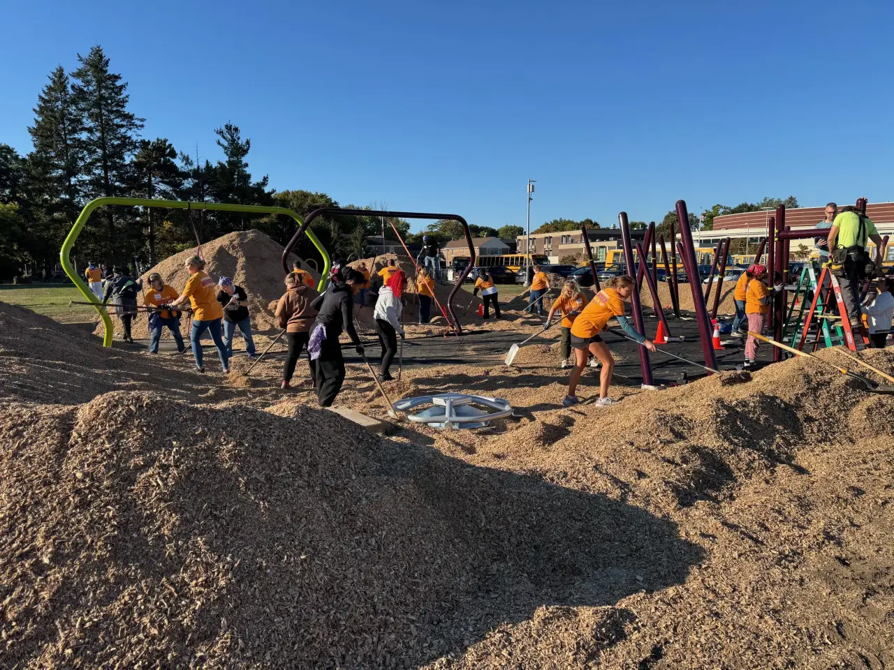 Healthi Kids and partners build a playground designed for kids by kids