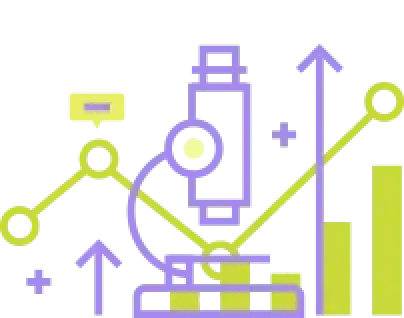 graphs simulating marketing results