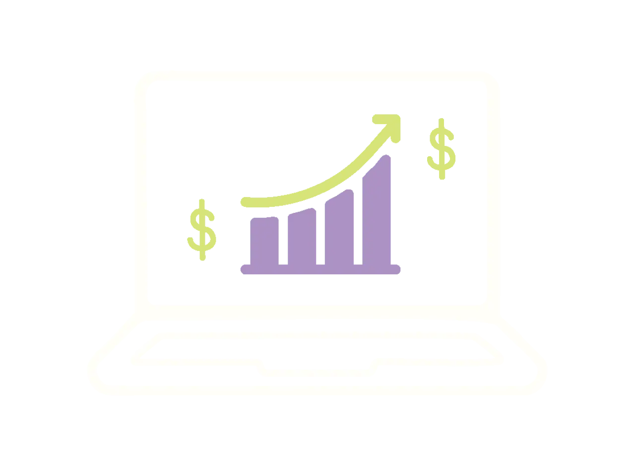 graphs simulating marketing results