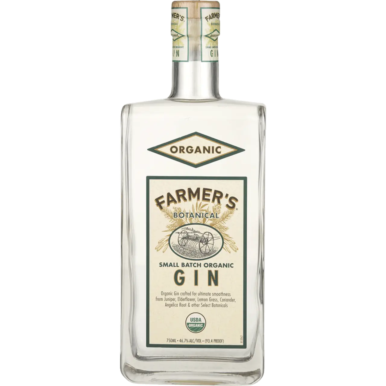 Farmer's Organic Gin 750ml