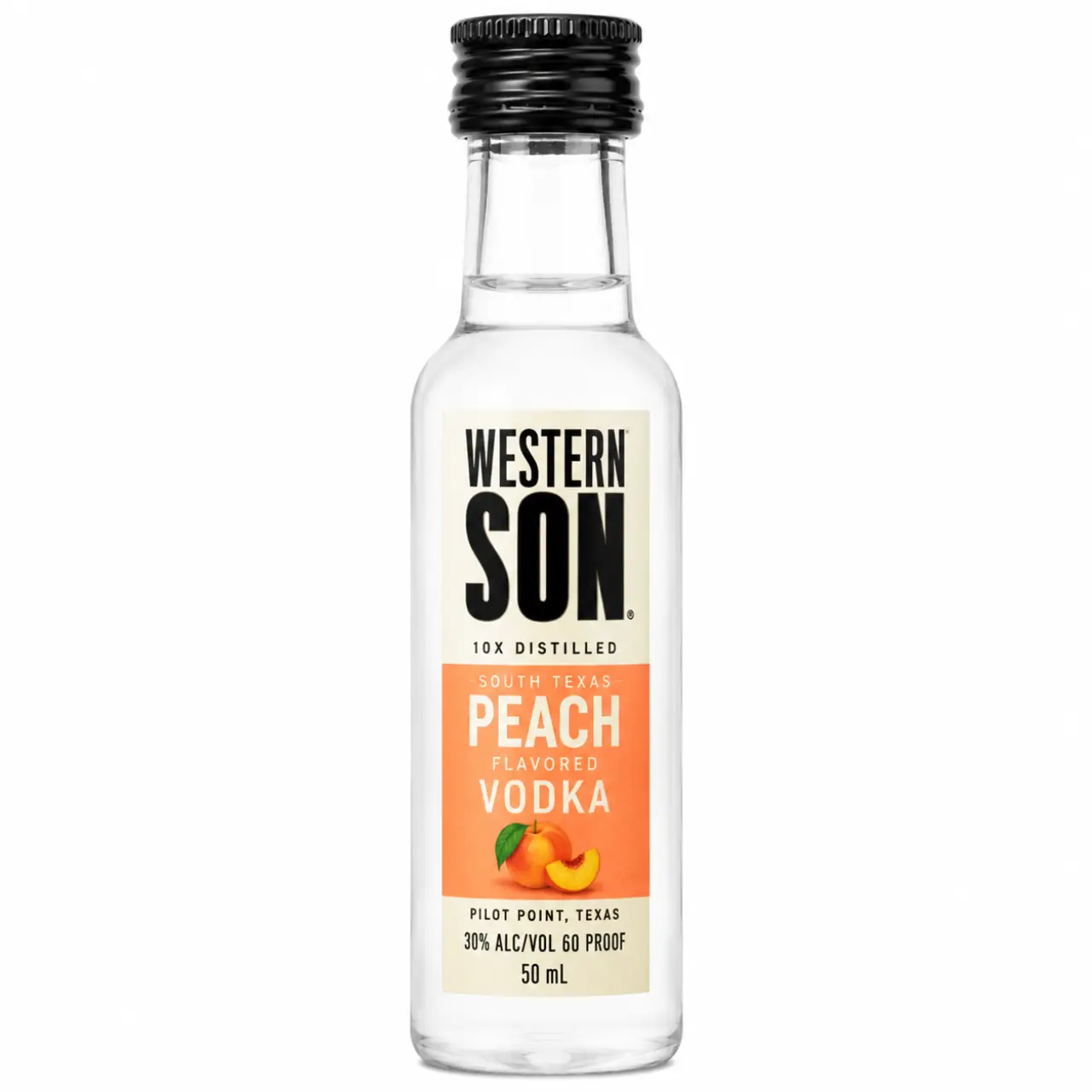 Western Son Peach Vodka 50ml