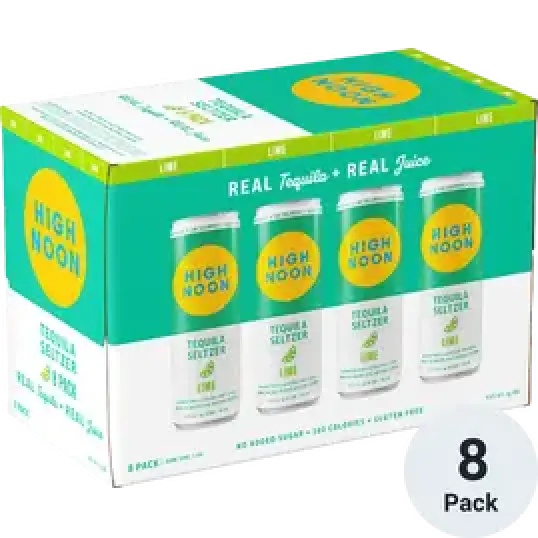 High Noon Tequila Lime 8PK Cans