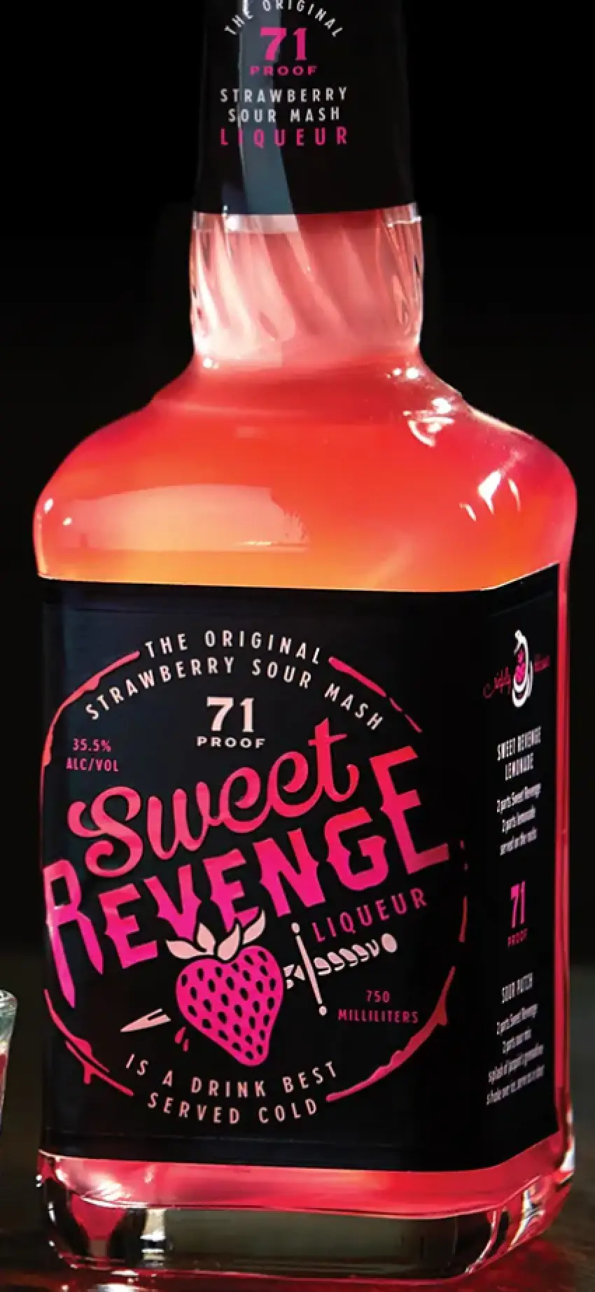 Sweet Revenge Wild Strawberry Sour Mash Liqueur 750ml