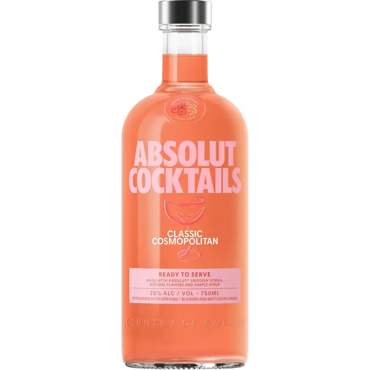 Absolut Cocktails Classic Cosmopolitan 750ml