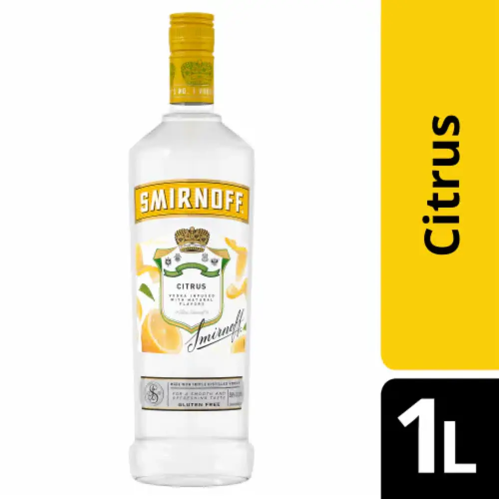 Smirnoff Citrus Vodka 1L