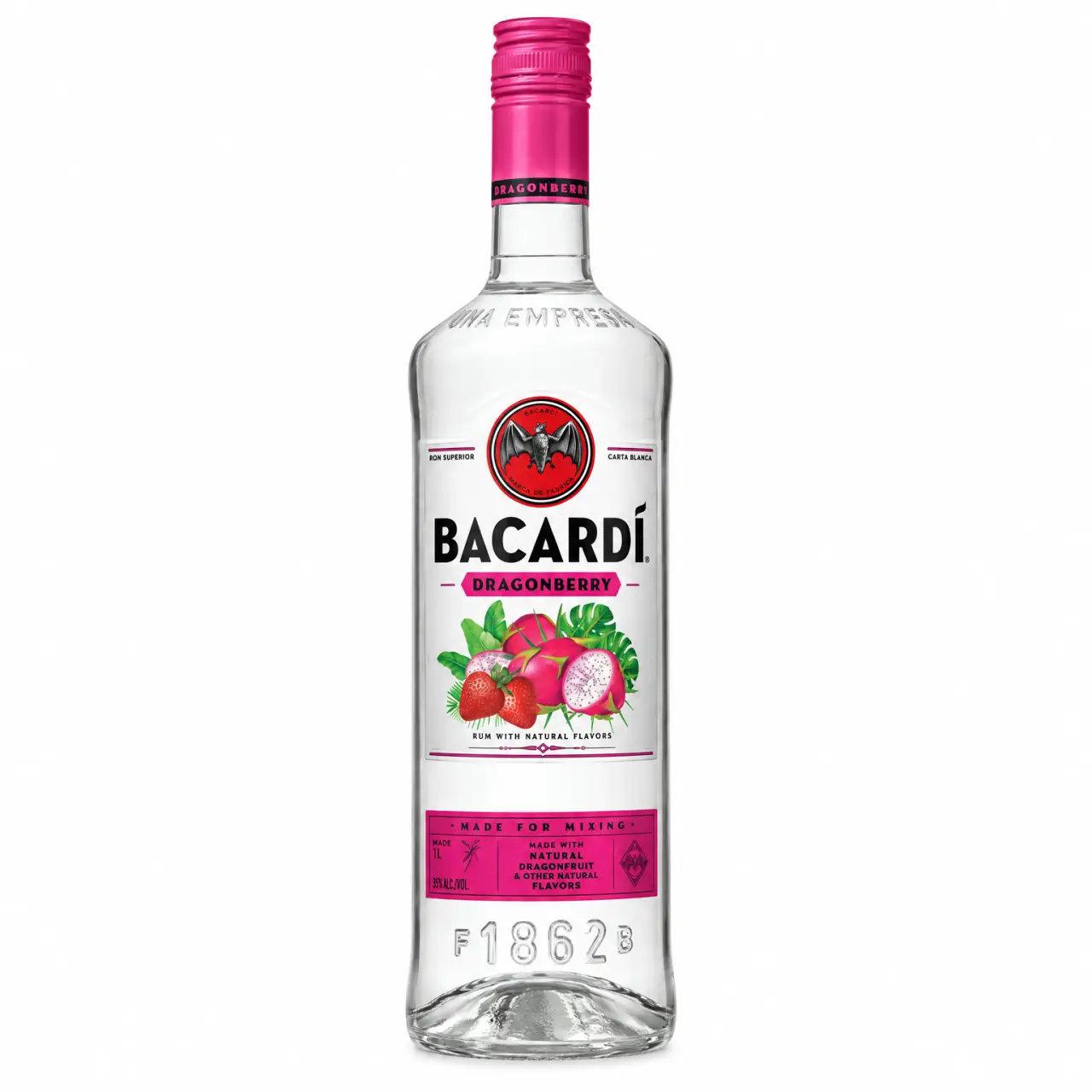 Bacardi Dragon Berry Rum 1L