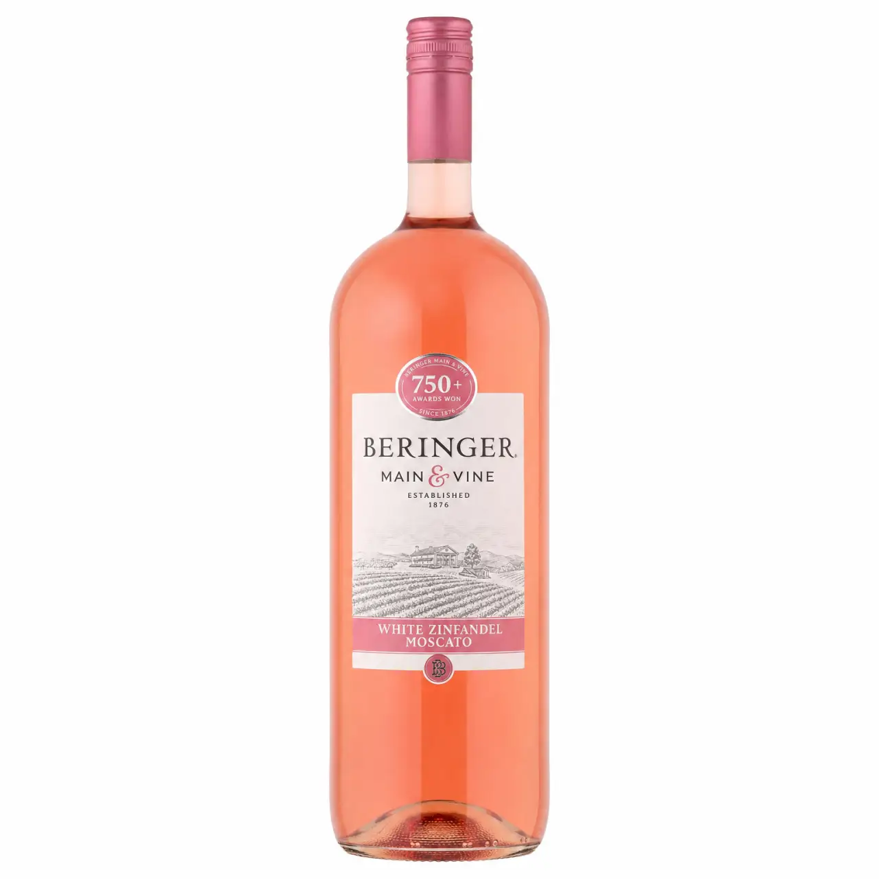 Beringer Main & Vine White Zinfandel Moscato 1.5L