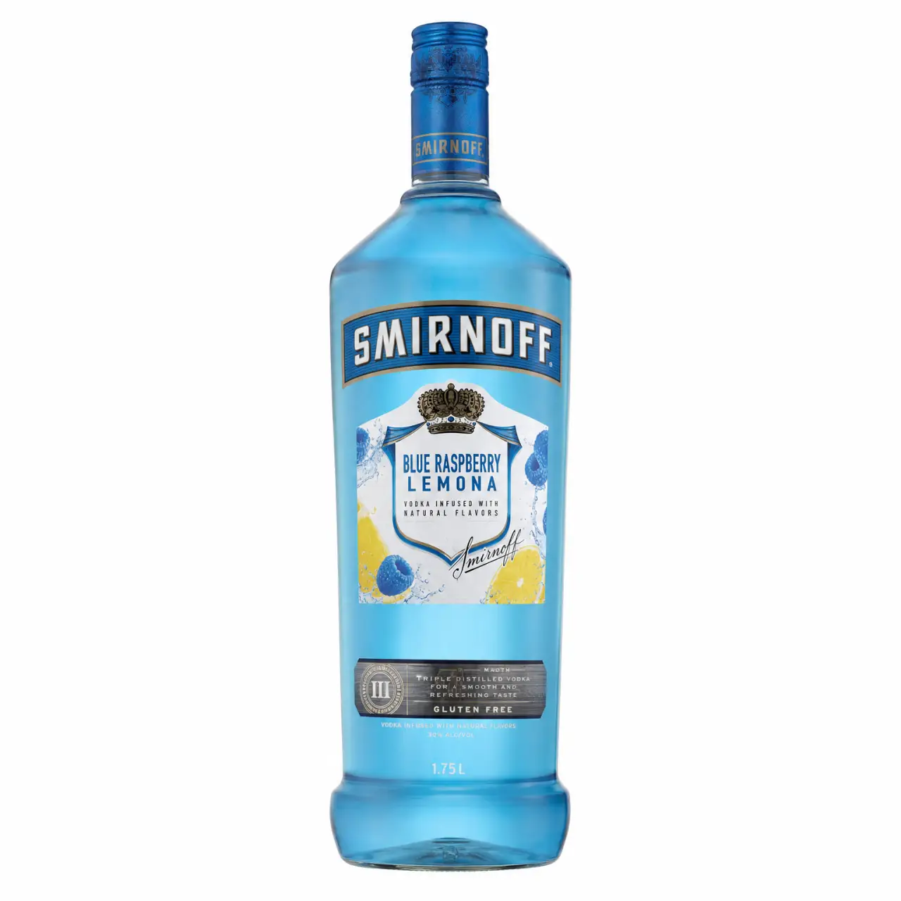 Smirnoff Blue Raspberry Lemonade Vodka 1.75L