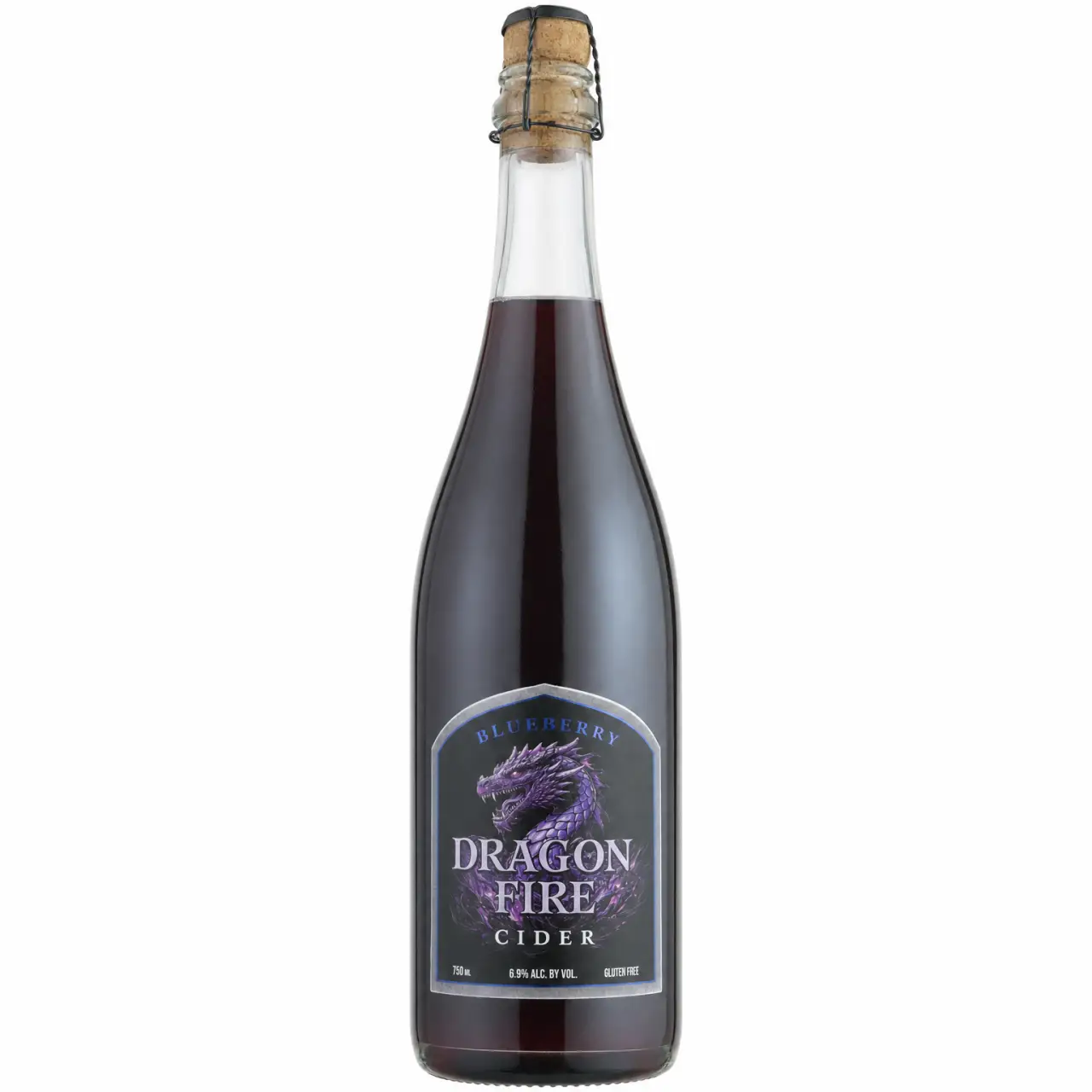 Dragon Fire Blueberry 750ml