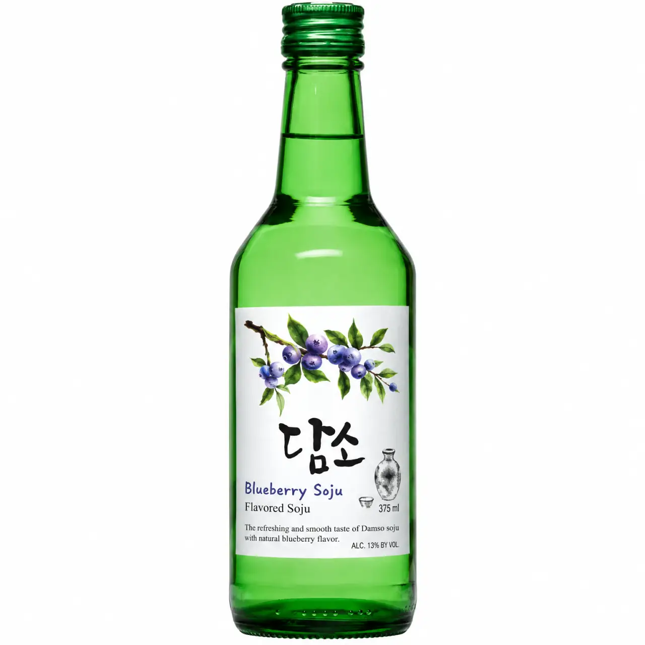 Blueberry Soju 375ml Damso