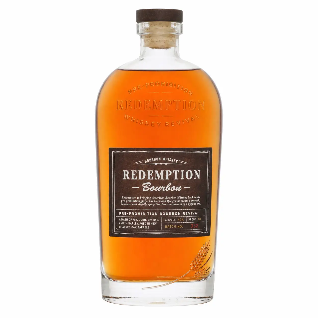 Redemption Bourbon Whiskey 750ml