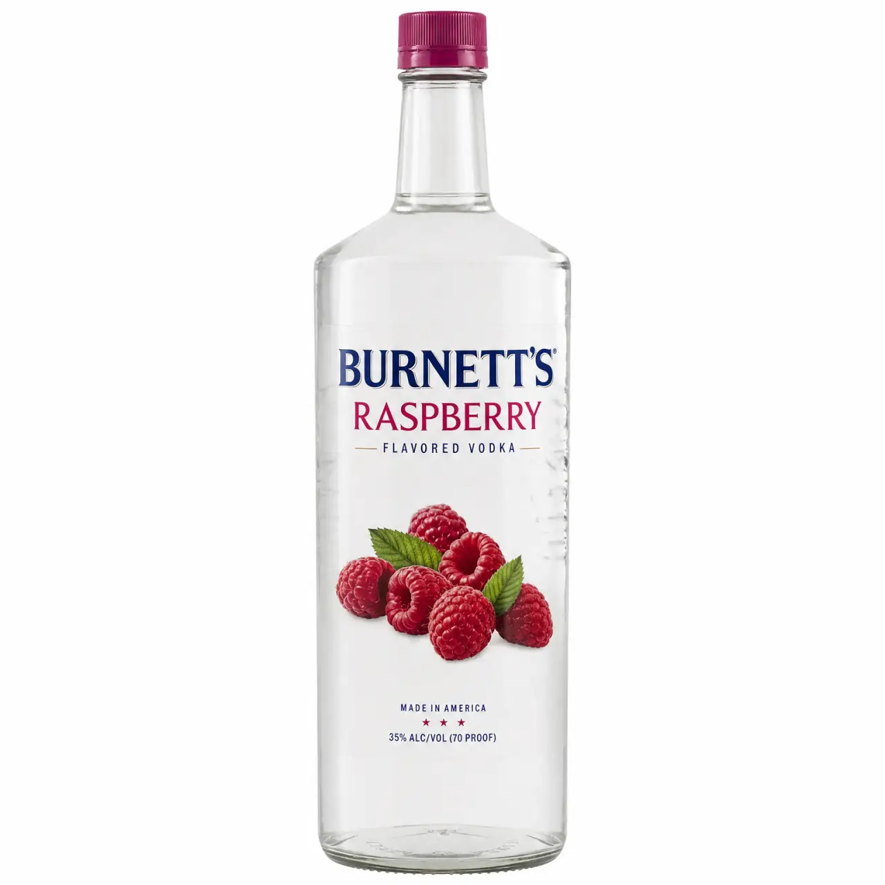 Burnett's Raspberry Flavored Vodka 1L