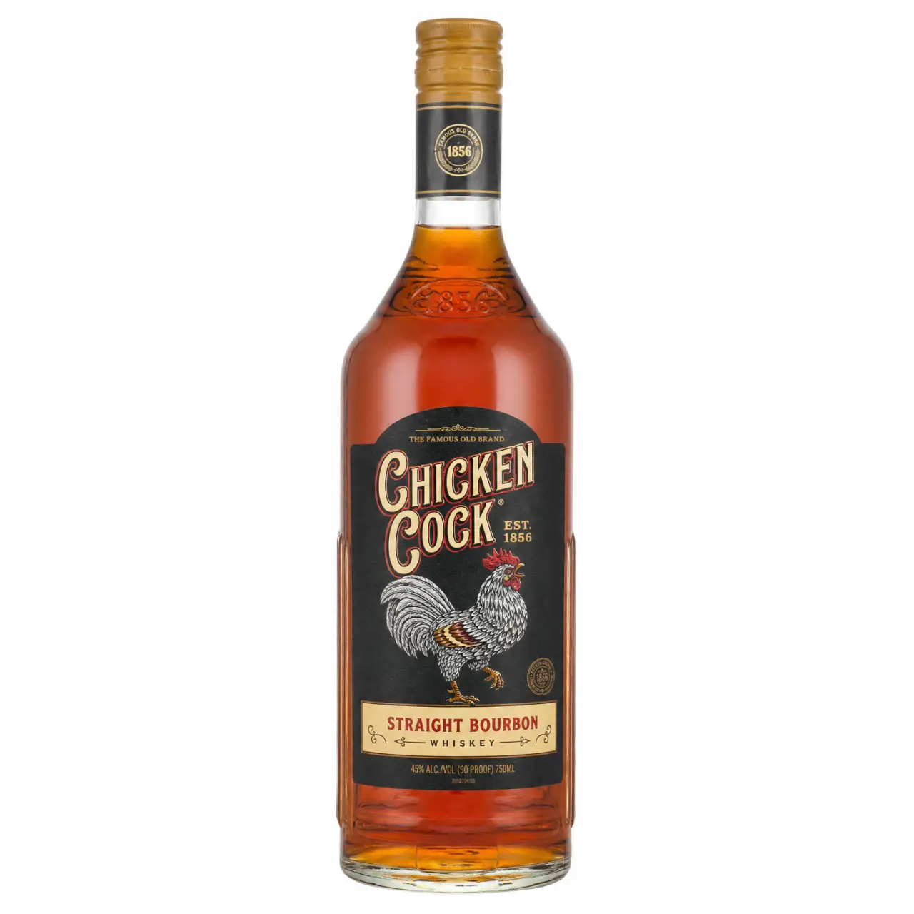 Chicken Cock Straight Bourbon 750ml