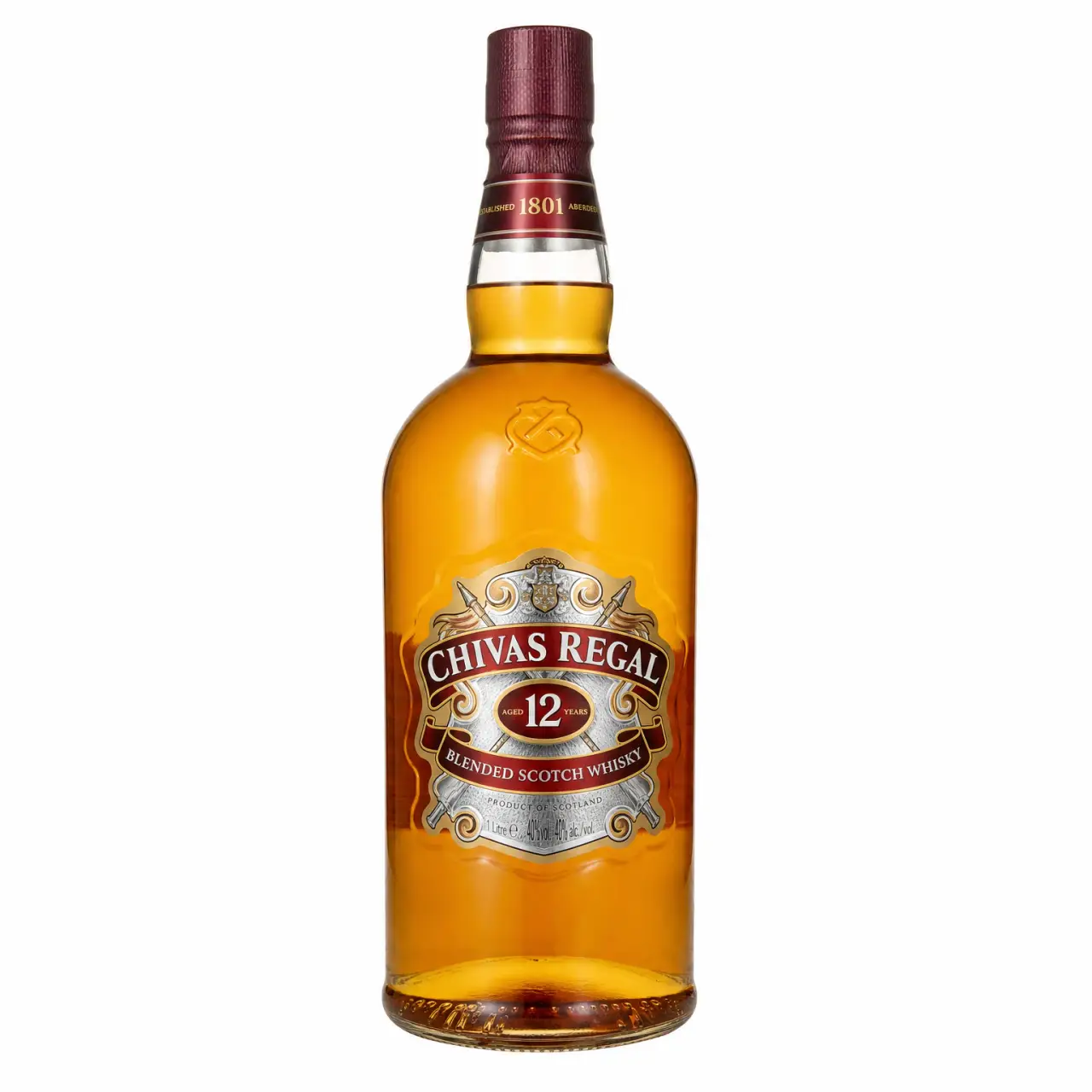 Chivas Regal 12 Year Old Blended Scotch Whisky 1L