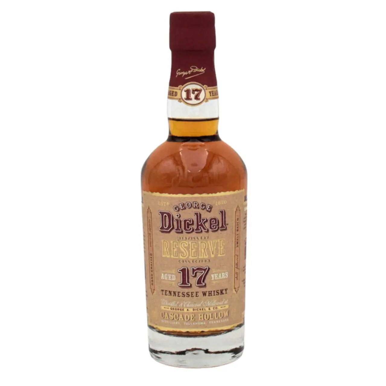 George Dickel 17 Year Old Reserve Tennessee Whisky 375ml