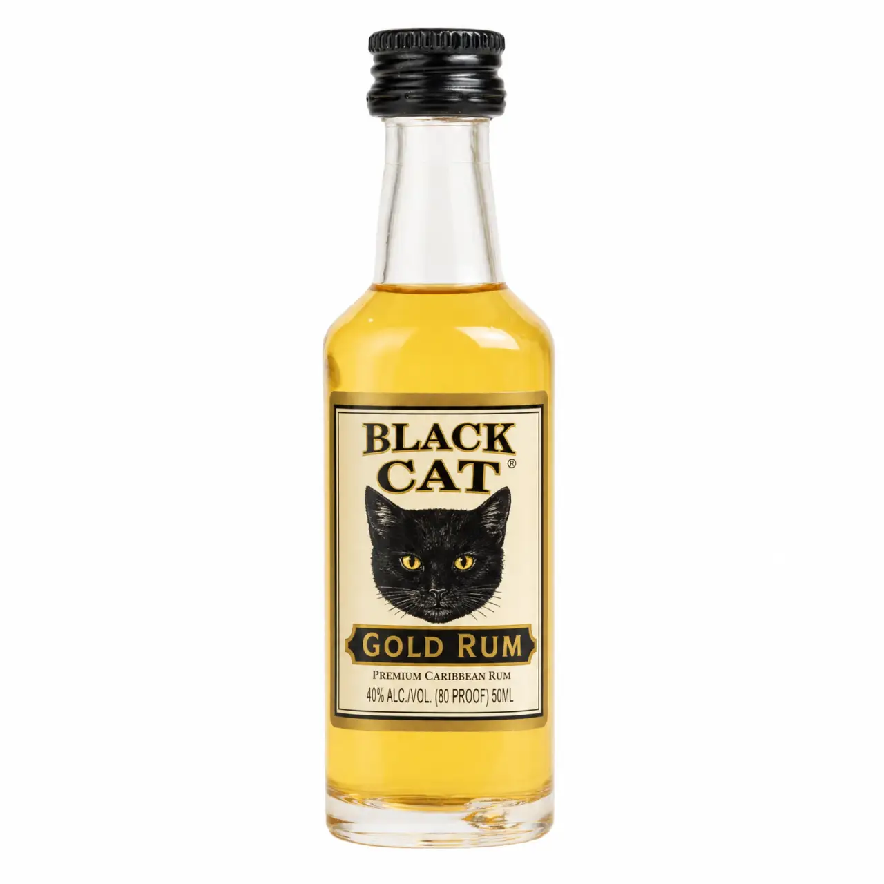 Black Cat Gold Rum 50ml