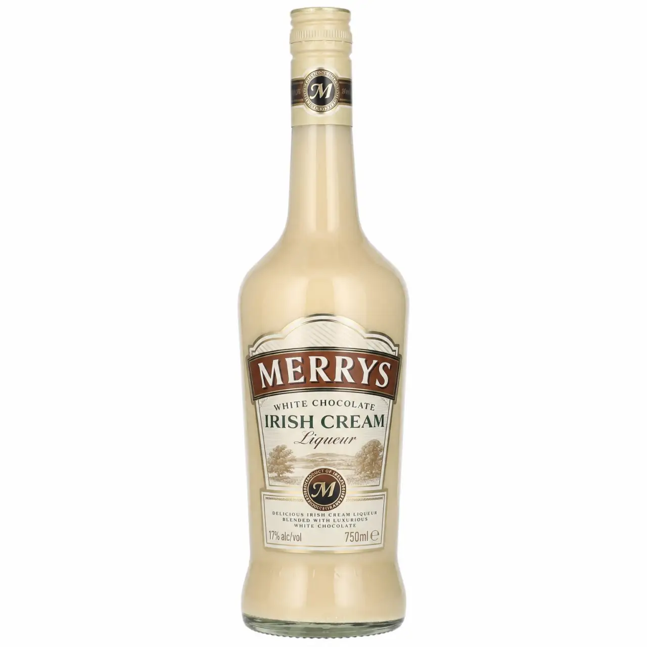 Merrys White Chocolate Irish Cream Liqueur 750ml