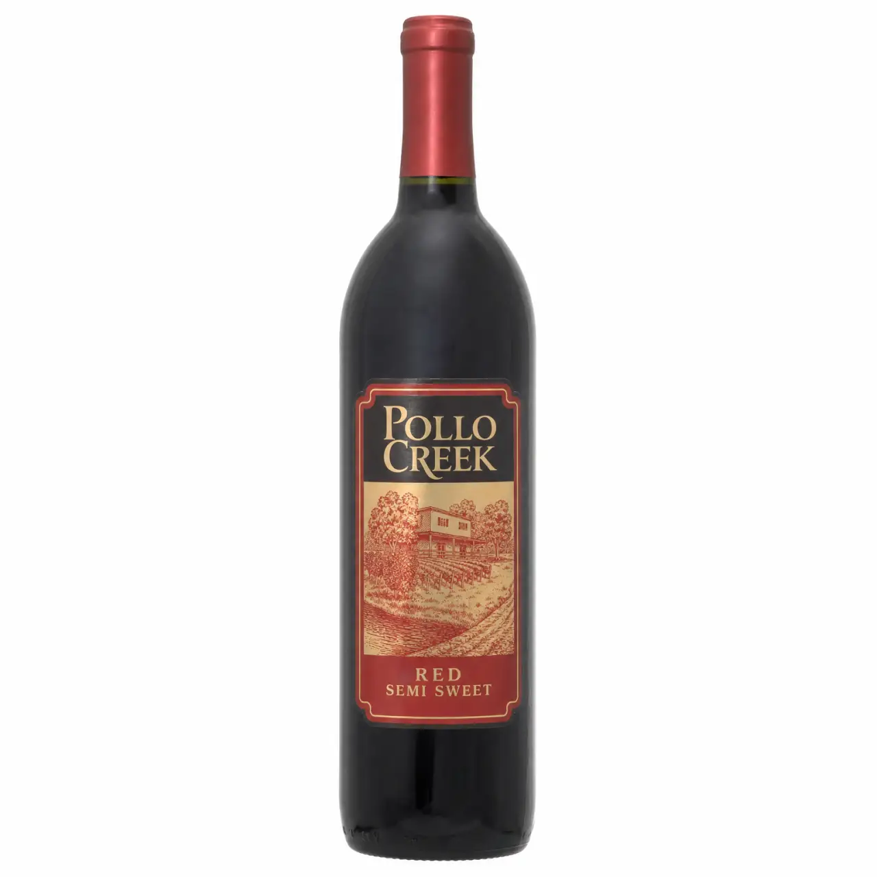 Pollo Creek Red Semi Sweet 750ml
