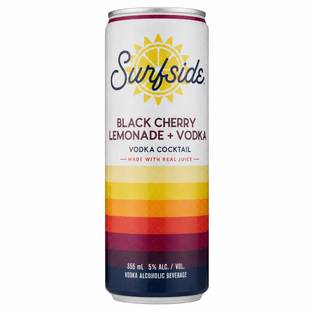 Surfside Black Cherry Lemonade + Vodka 355ml