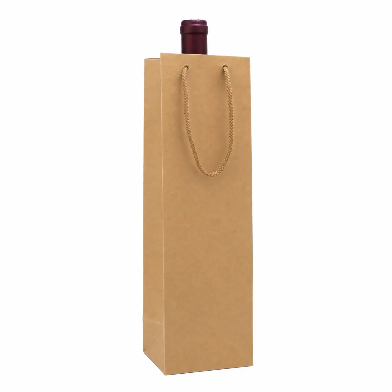 Wine Bag Kraft Single True Brands