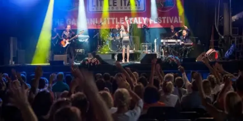 Entertainment at festival