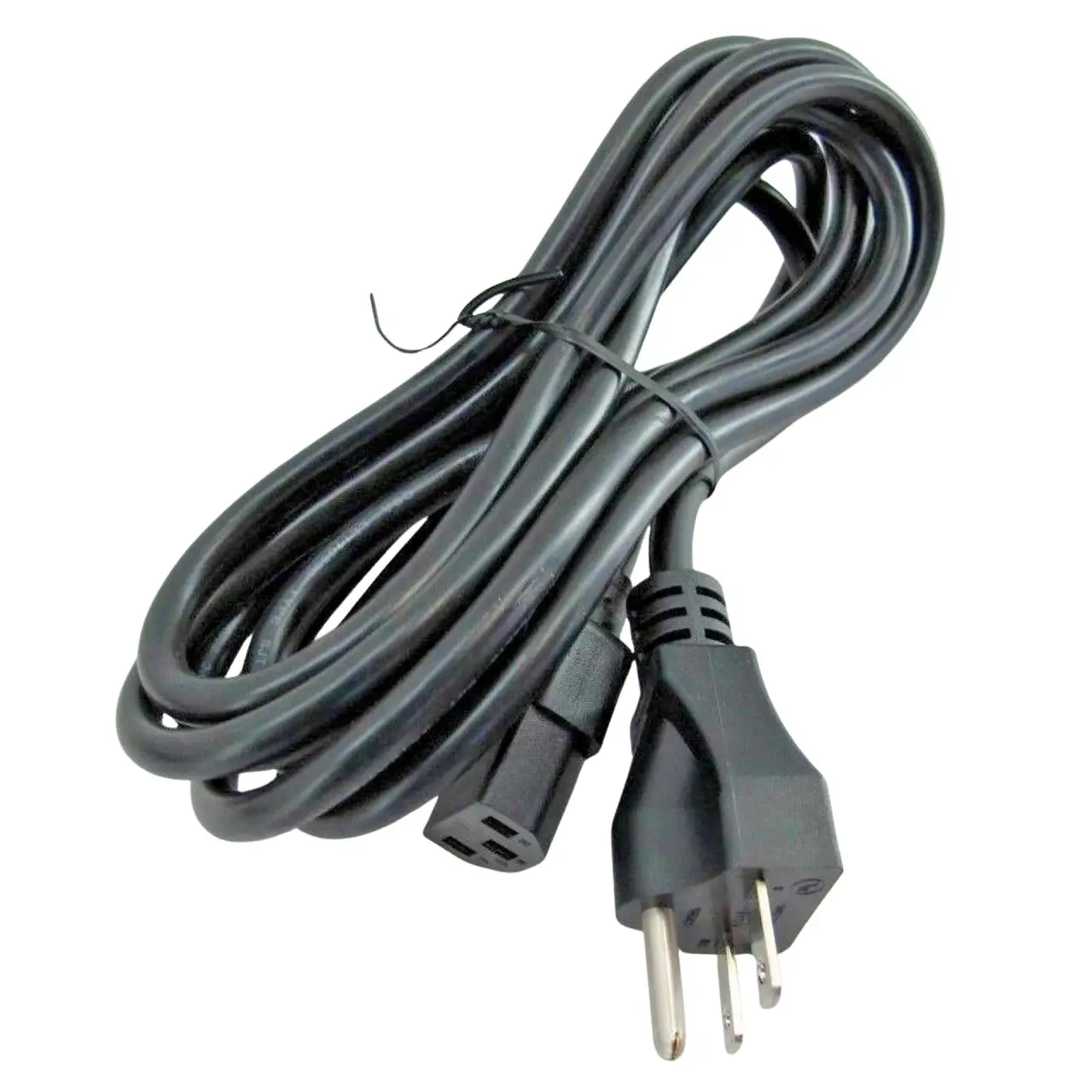 USA Lab 9' power cord from 220v plug 10 amp 18AWG NEMA 6-15P to IEC 320 C13