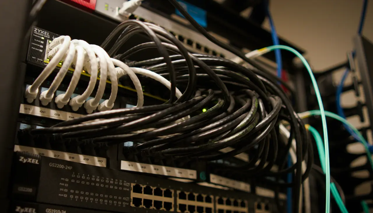 Network switch and structured cabling maintained by LyteSpeed