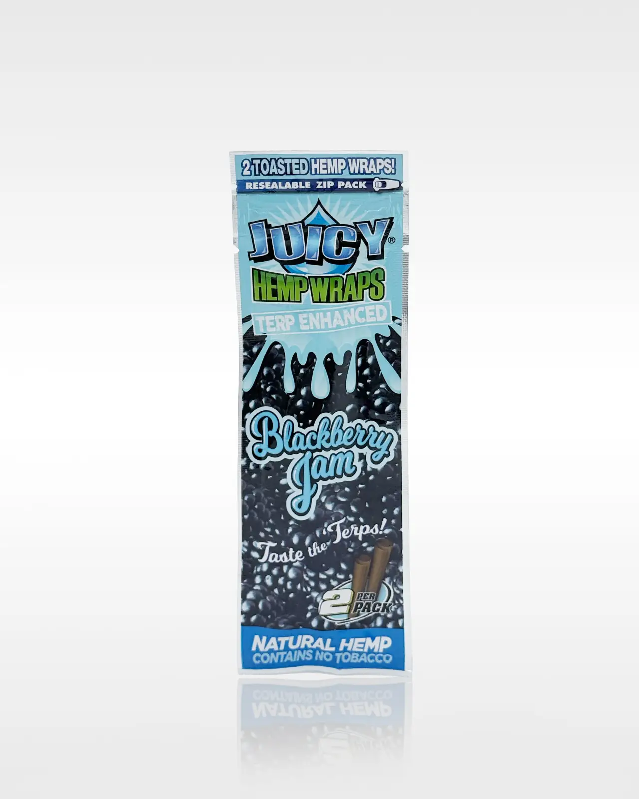 Juicy Hemp Wraps (2pk) - Blackberry Jam