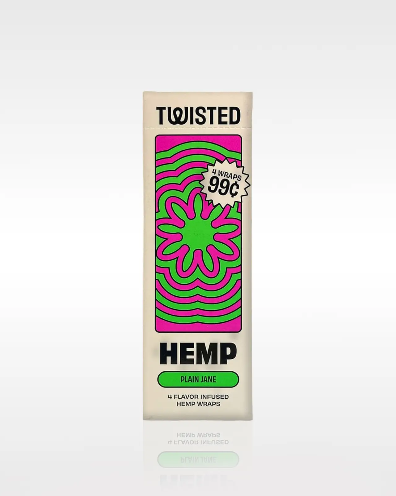Twisted Hemp Wrap (4 PK) - Plain Jane
