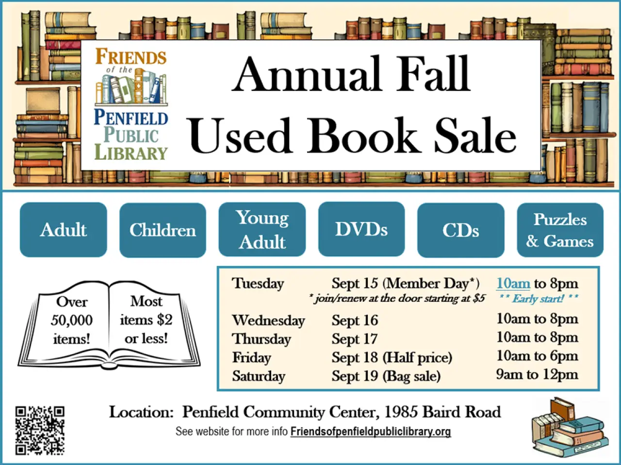 Annual Fall Used Book Sale