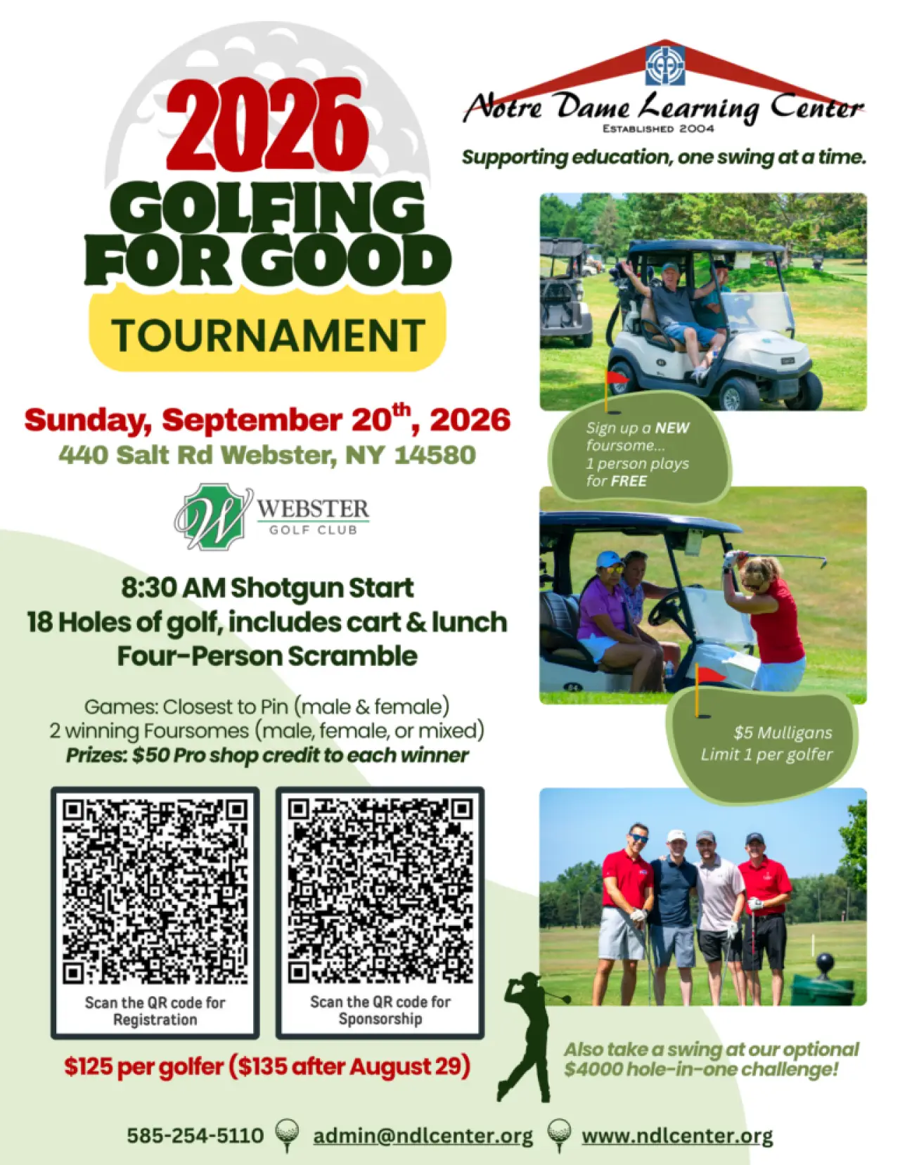 2026 Golfing For Good Tournament