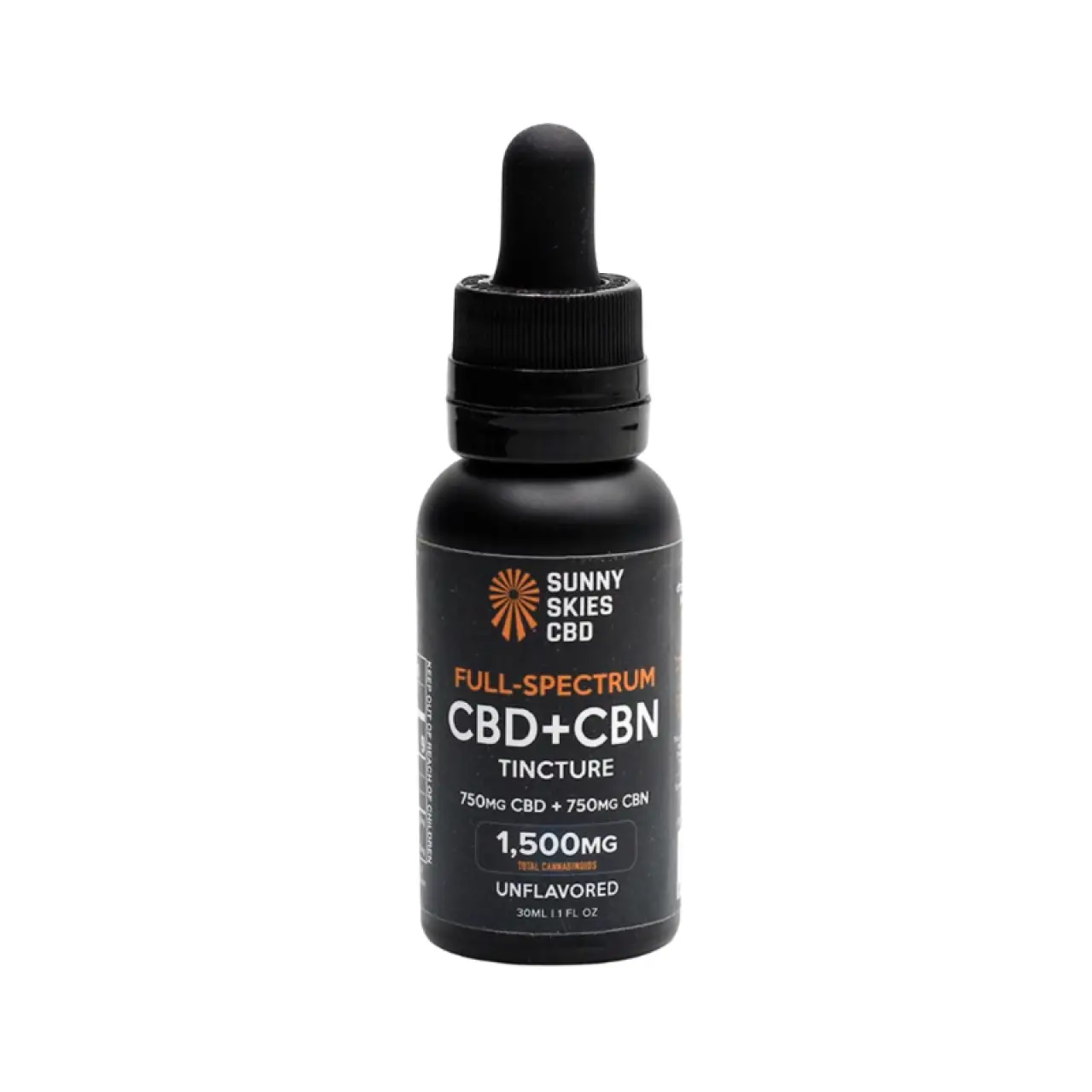 Sunny Skies Full-Spectrum CBD+CBN Tincture - 1500mg