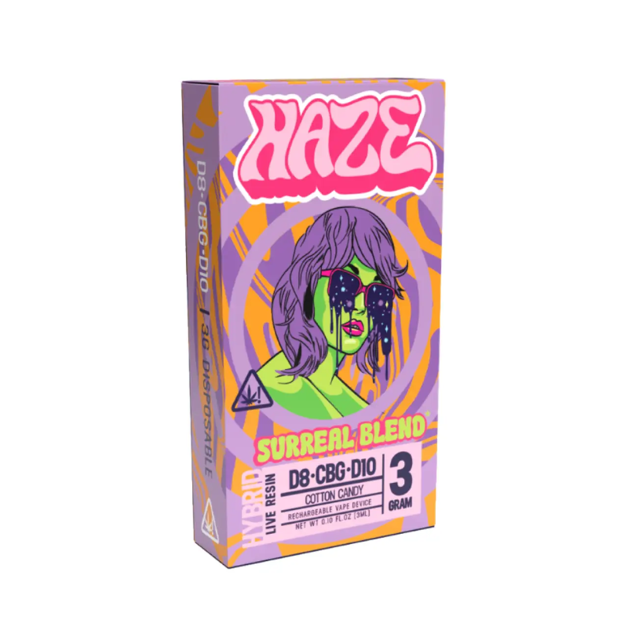 Haze - Surreal Blend Live Resin Disposable Vape - Hybrid -3g