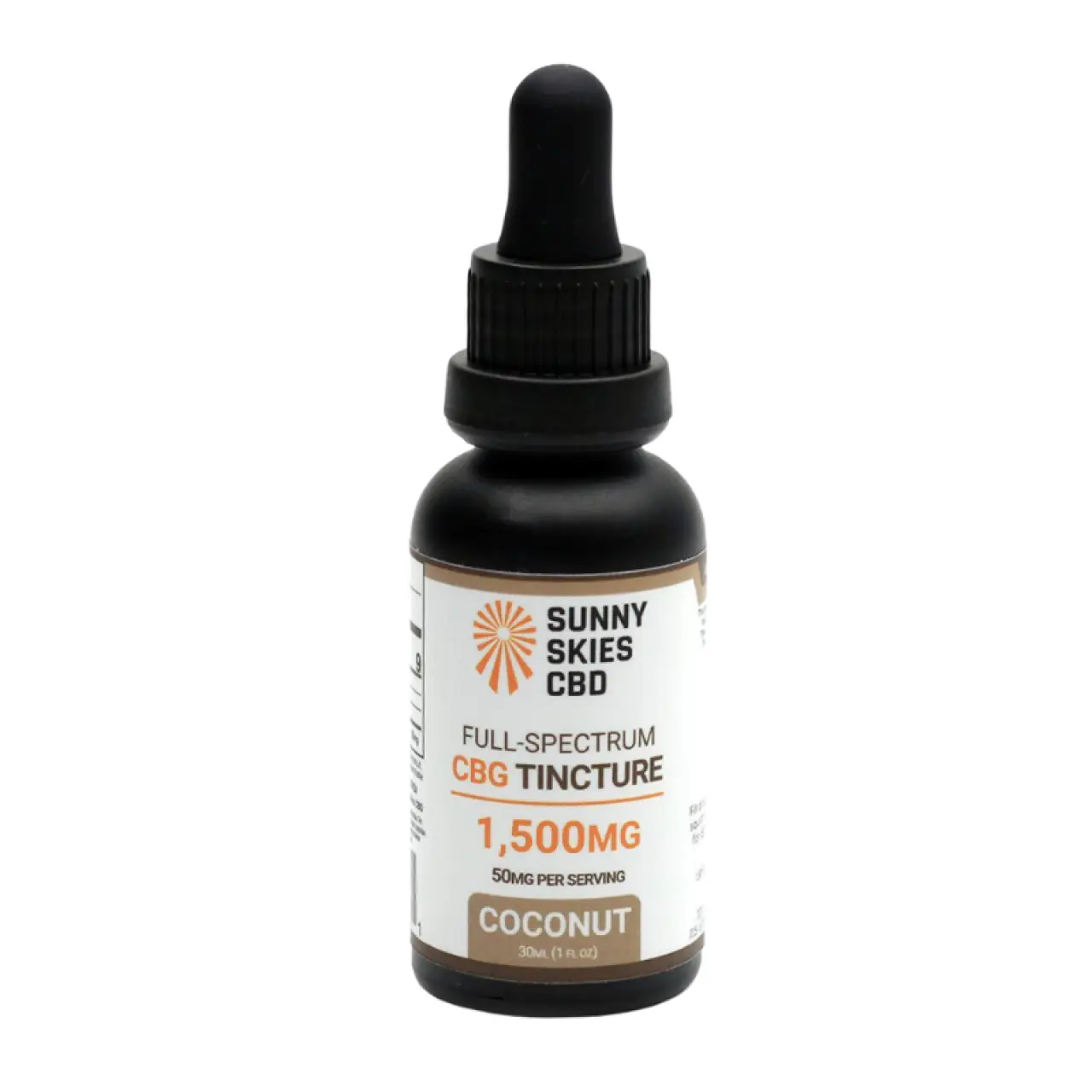 Sunny Skies Full Spectrum CBG Tincture - 1500mg
