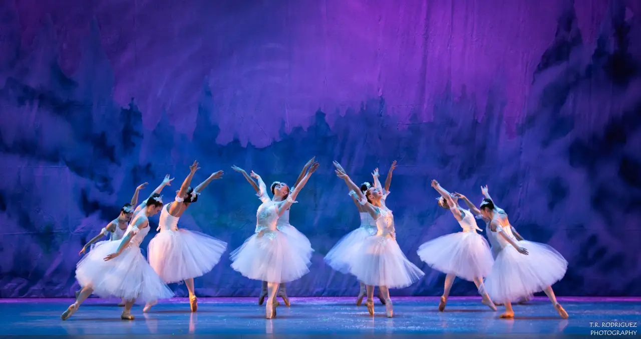 Rochester City Ballet dancers performing in The Nutcracker