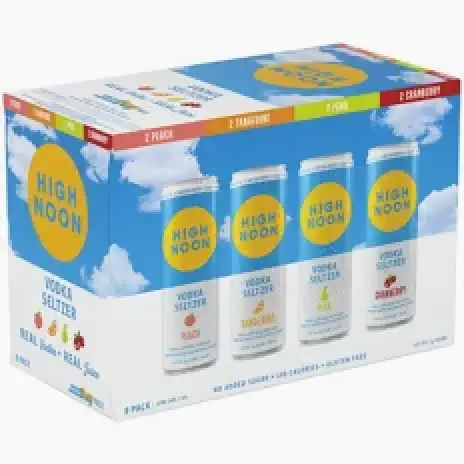 High Noon Sun Sips Vodka & Soda Day Pack 8 Pack 8 x 355ml