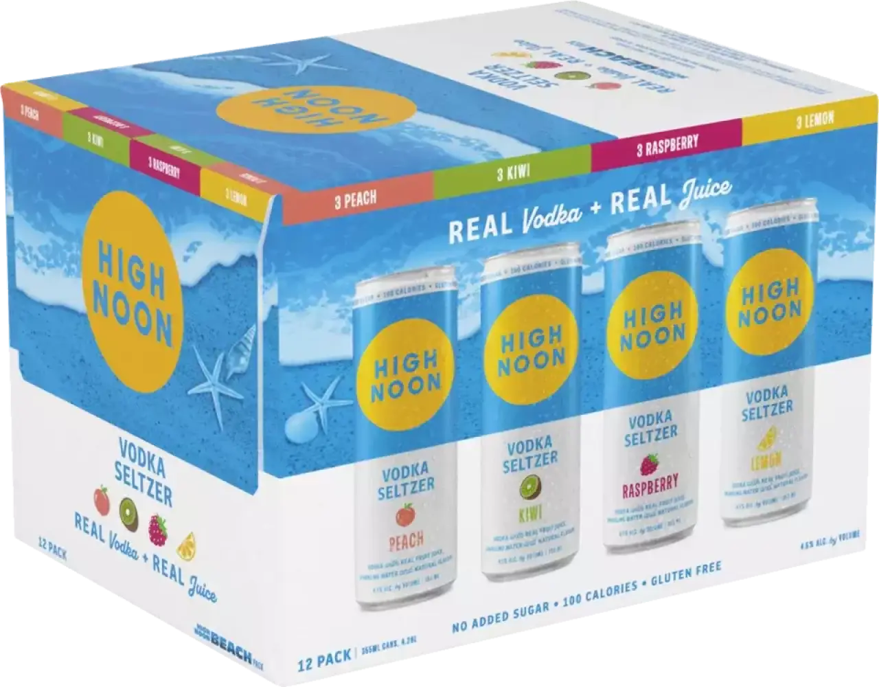 High Noon Beach Variety Pack 12pk 355ml Cans