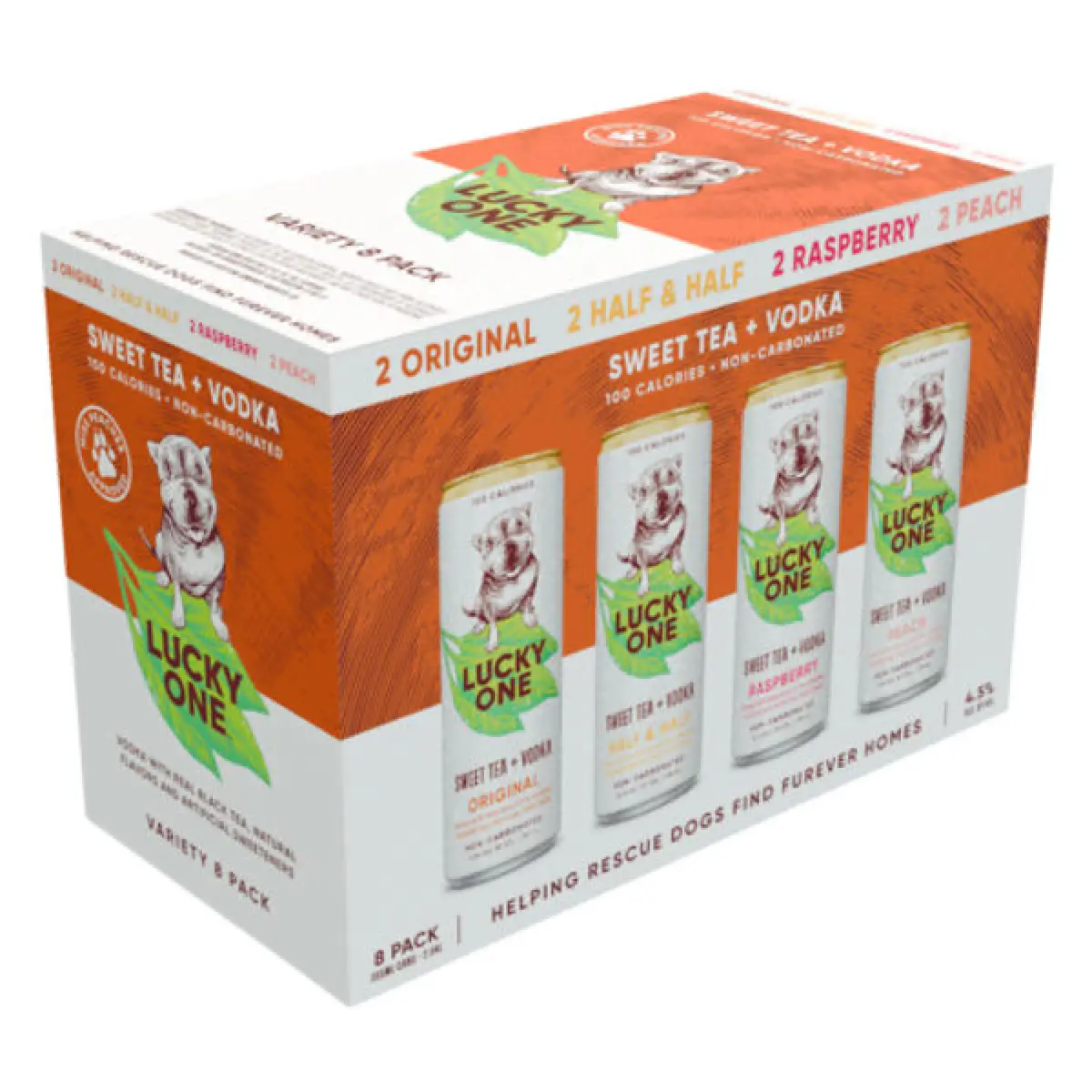 Lucky One Tea & Vodka Variety Can 8Pk