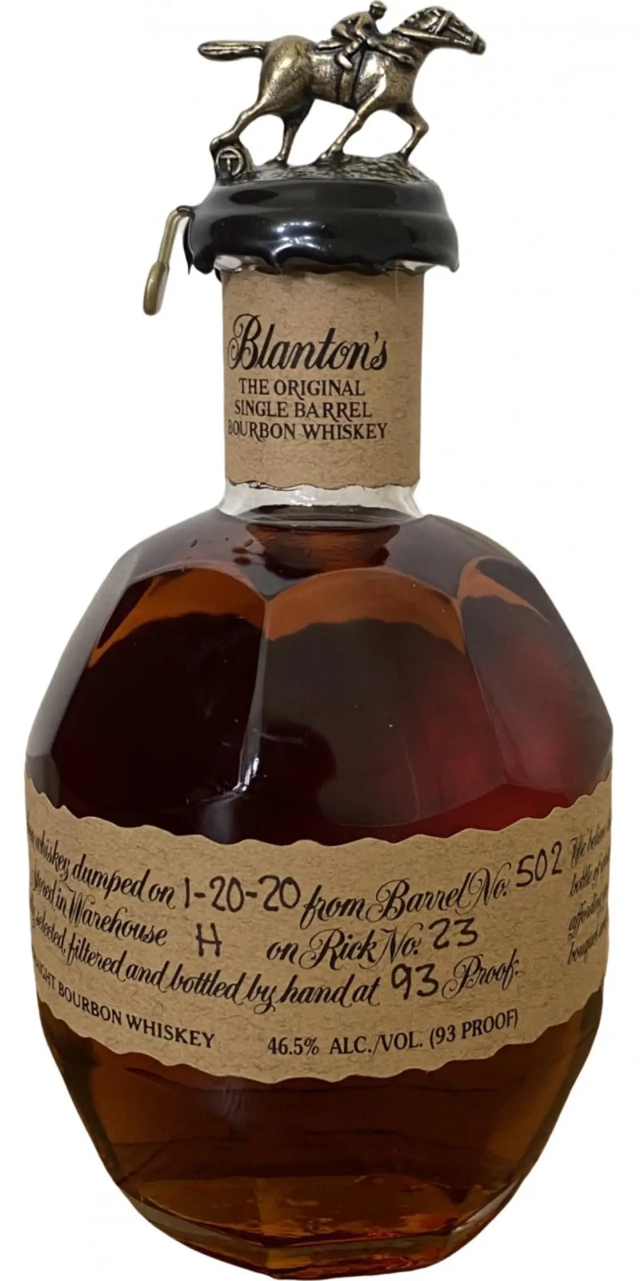 Blanton's Single Barrel Bourbon Whiskey 750ml