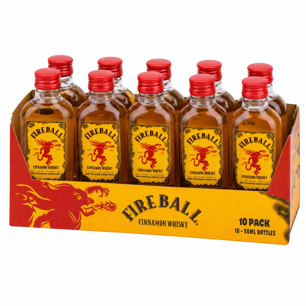 Fireball Cinnamon Whisky 10 x 50ml