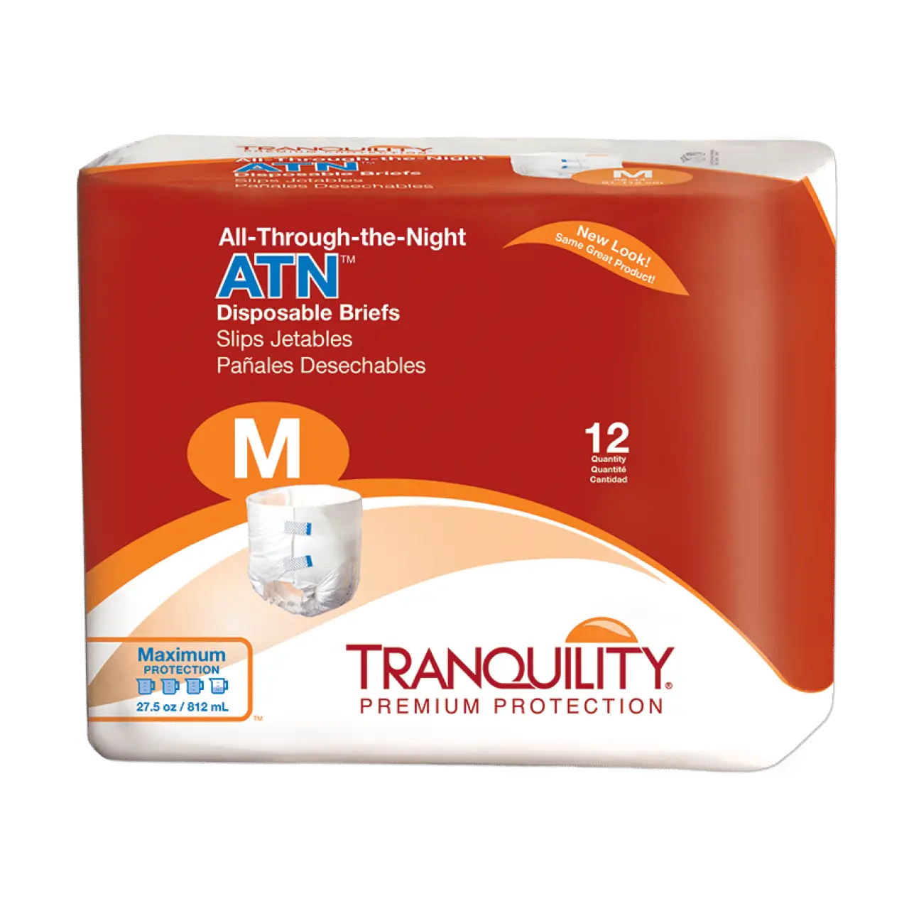 Tranquility ATN (All-Through-the-Night) Disposable Briefs