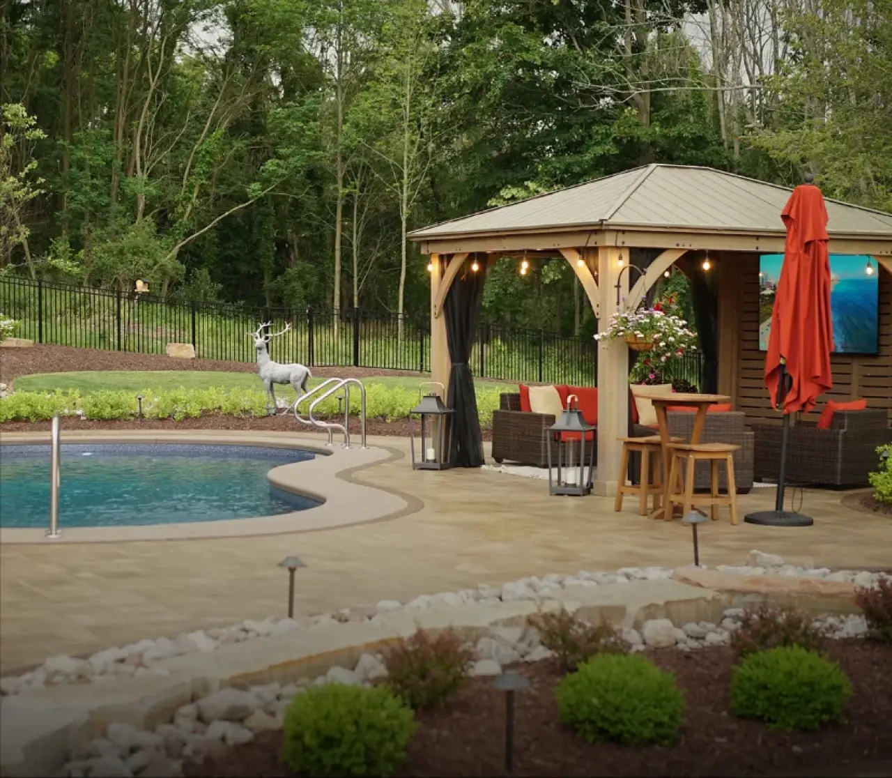 Outdoor home remodeling project by Stonewood Builders